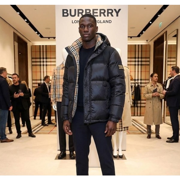 버버리 자수로고 클래식 다운 패딩 자켓-레플리카 사이트 쇼핑몰