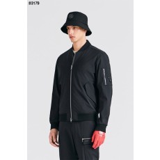 지포어 워시드 나일론 MA-1 풀집업 자켓