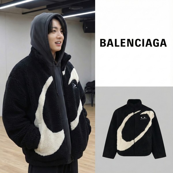 발렌시아가 루프 스포츠 아이콘 플리스 집업 재킷 -정품급--레플리카 사이트 쇼핑몰