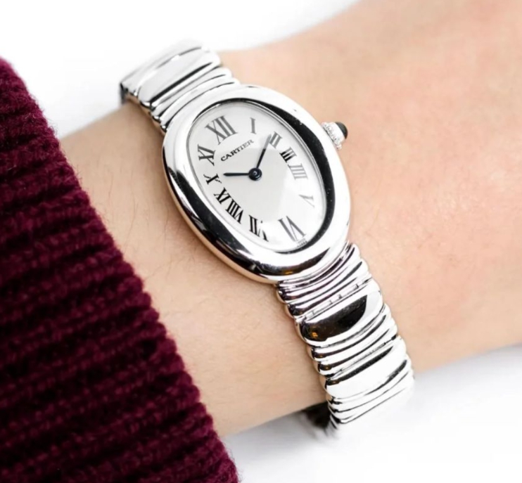 까르띠에 베누아 워치 실버 워치 (국내공장 AS가능)
