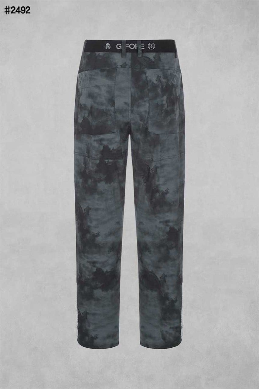 지포어 텍스처드 패턴 서머 라운드 카고 팬츠