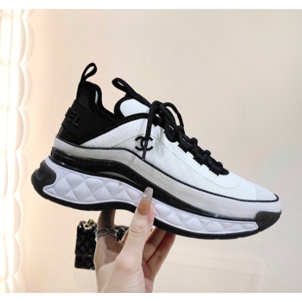 샤넬 믹스드 파이버 스니커즈 패브릭 스웨이드 카프스킨 & 화이트 (국내당일배송)-레플리카 사이트 쇼핑몰