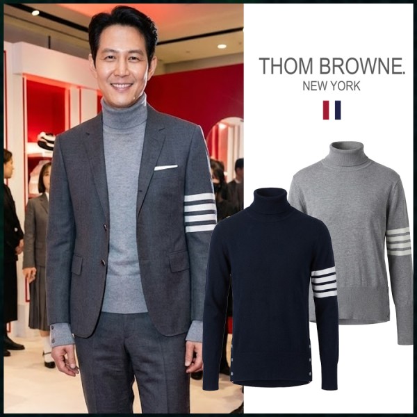 톰브라운 4BAR 캐시미어 니트 터틀넥 - 2 Color-레플리카 사이트 쇼핑몰