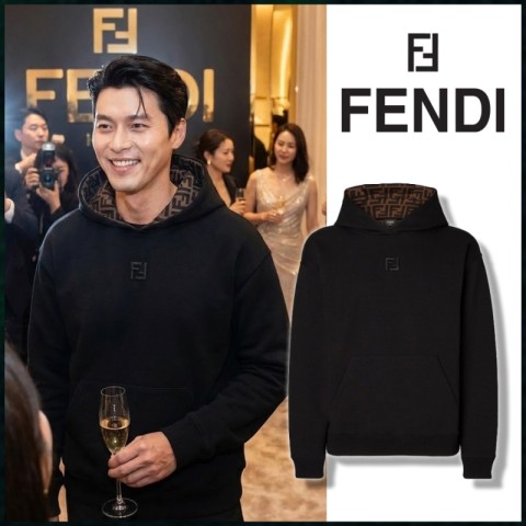 펜디 자카드 FF로고 후드티 - 고급버전