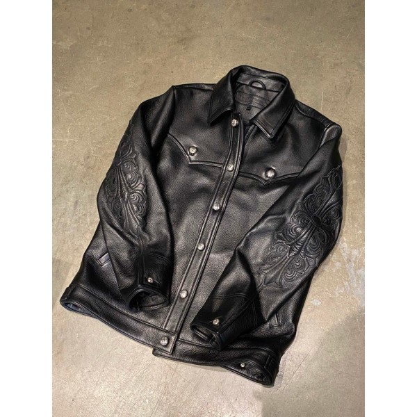 크롬하츠 웨스턴 가죽 자켓 - 제작-레플리카 사이트 쇼핑몰