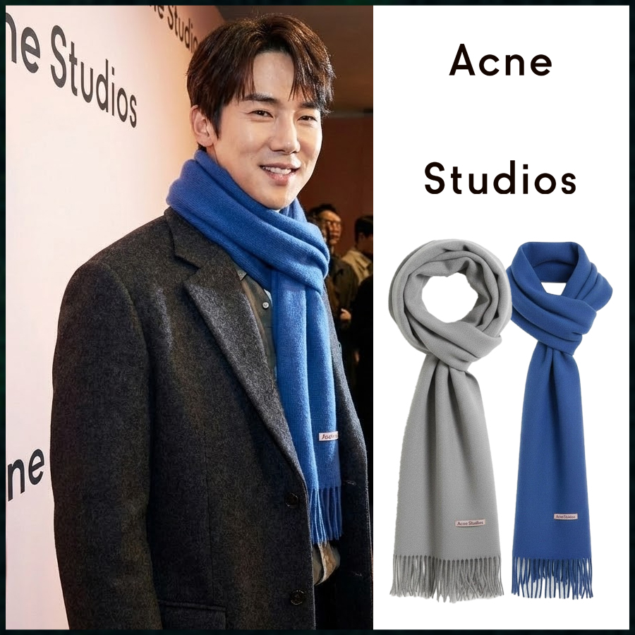 아크네 스튜디오 울 네로우 오버사이즈 머플러 - 2 Color