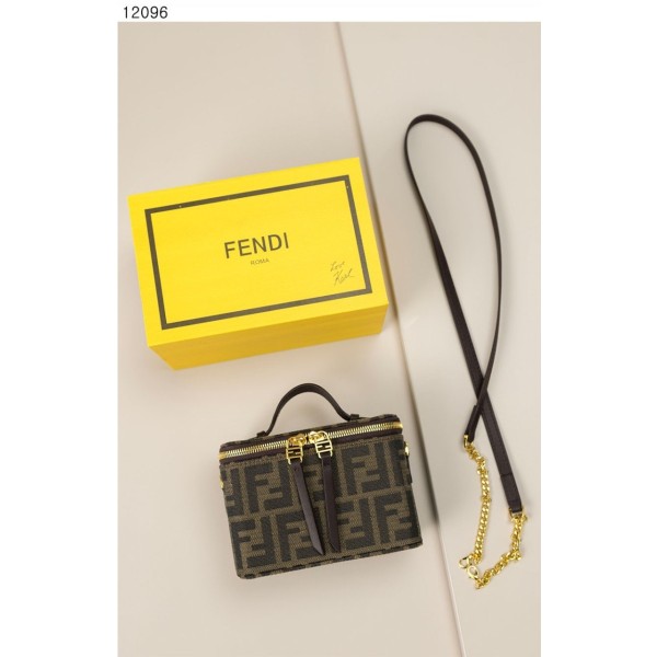 펜디 배니티 토바코 브라운 FF 자카드 패브릭 미니 백-레플리카 사이트 쇼핑몰