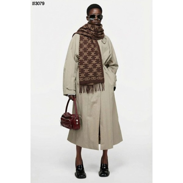 셀린느 링크 트리옹프 울 자카드 태슬 숄 머플러 - 2 Color-레플리카 사이트 쇼핑몰