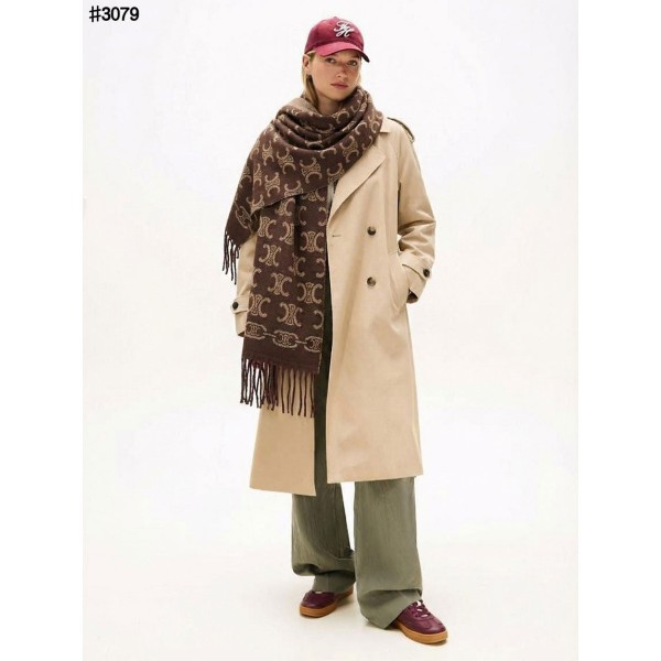 셀린느 링크 트리옹프 울 자카드 태슬 숄 머플러 - 2 Color-레플리카 사이트 쇼핑몰