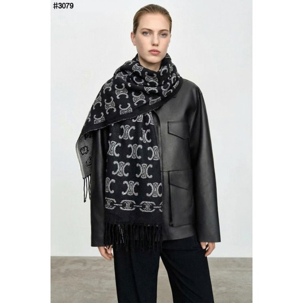 셀린느 링크 트리옹프 울 자카드 태슬 숄 머플러 - 2 Color-레플리카 사이트 쇼핑몰