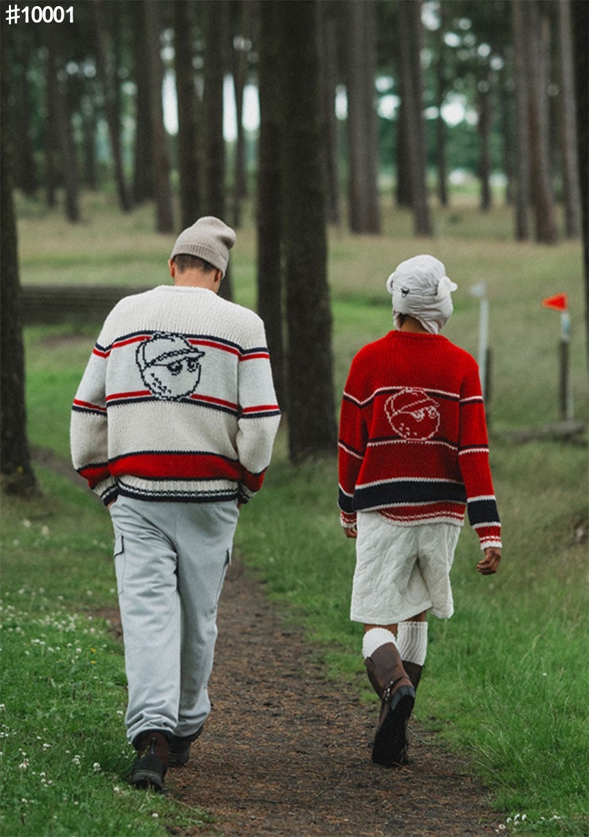 말본 버킷 포인트 알파카 블렌드 로우게이지 니트 스웨터 - 2 Color