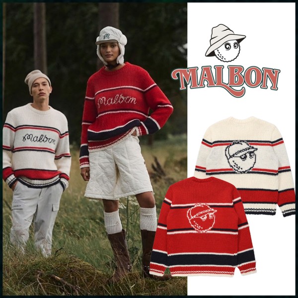 말본 버킷 포인트 알파카 블렌드 로우게이지 니트 스웨터 - 2 Color-레플리카 사이트 쇼핑몰