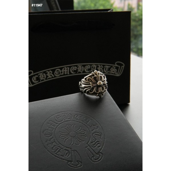 크롬하츠 더블 플로랄 오픈 링 반지-레플리카 사이트 쇼핑몰