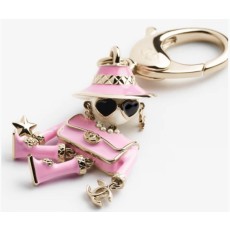 샤넬 백참 열쇠고리 로봇 키링 메탈 레진 글래스 펄 키링 & 플라워 키링