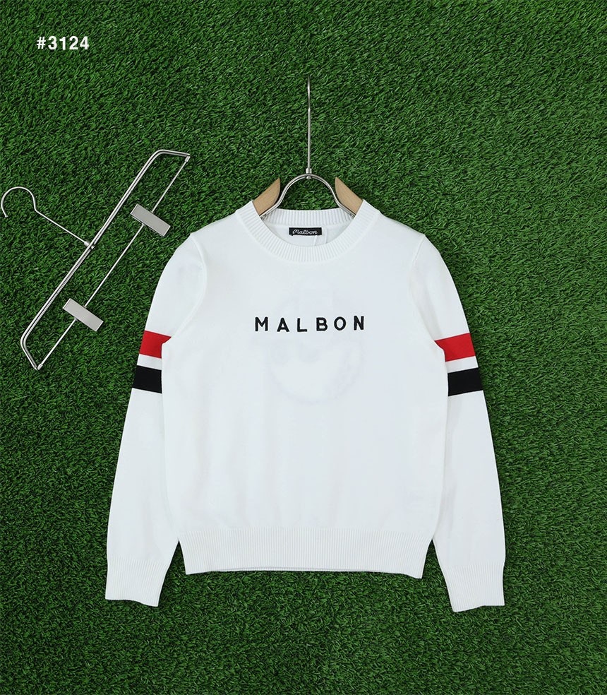 말본 여성 베이직 버킷 데니 라운드 스웨터 니트 - 2 Color