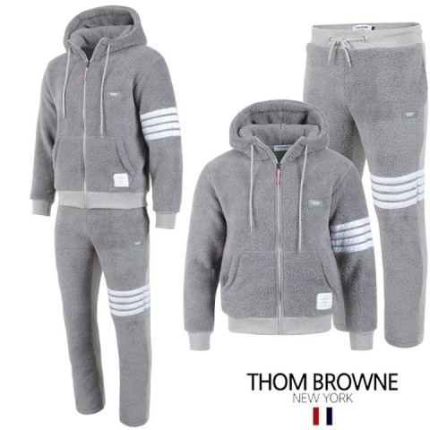 톰브라운 4바 로고양털 셋업