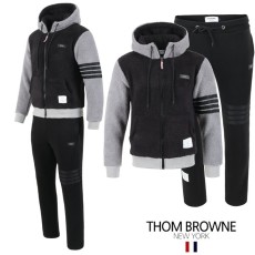 톰브라운 블랙 4바 양털 셋업