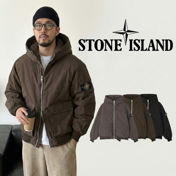 스톤아일랜드 후드 투웨이 아노락 울 패딩점퍼 (3color) -20540-레플리카 사이트 쇼핑몰