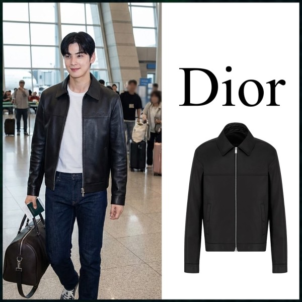 디올 까나쥬 블루종 레더 자켓-레플리카 사이트 쇼핑몰