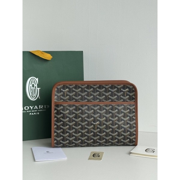 고야드 쥬방스 브라운 클러치-레플리카 사이트 쇼핑몰