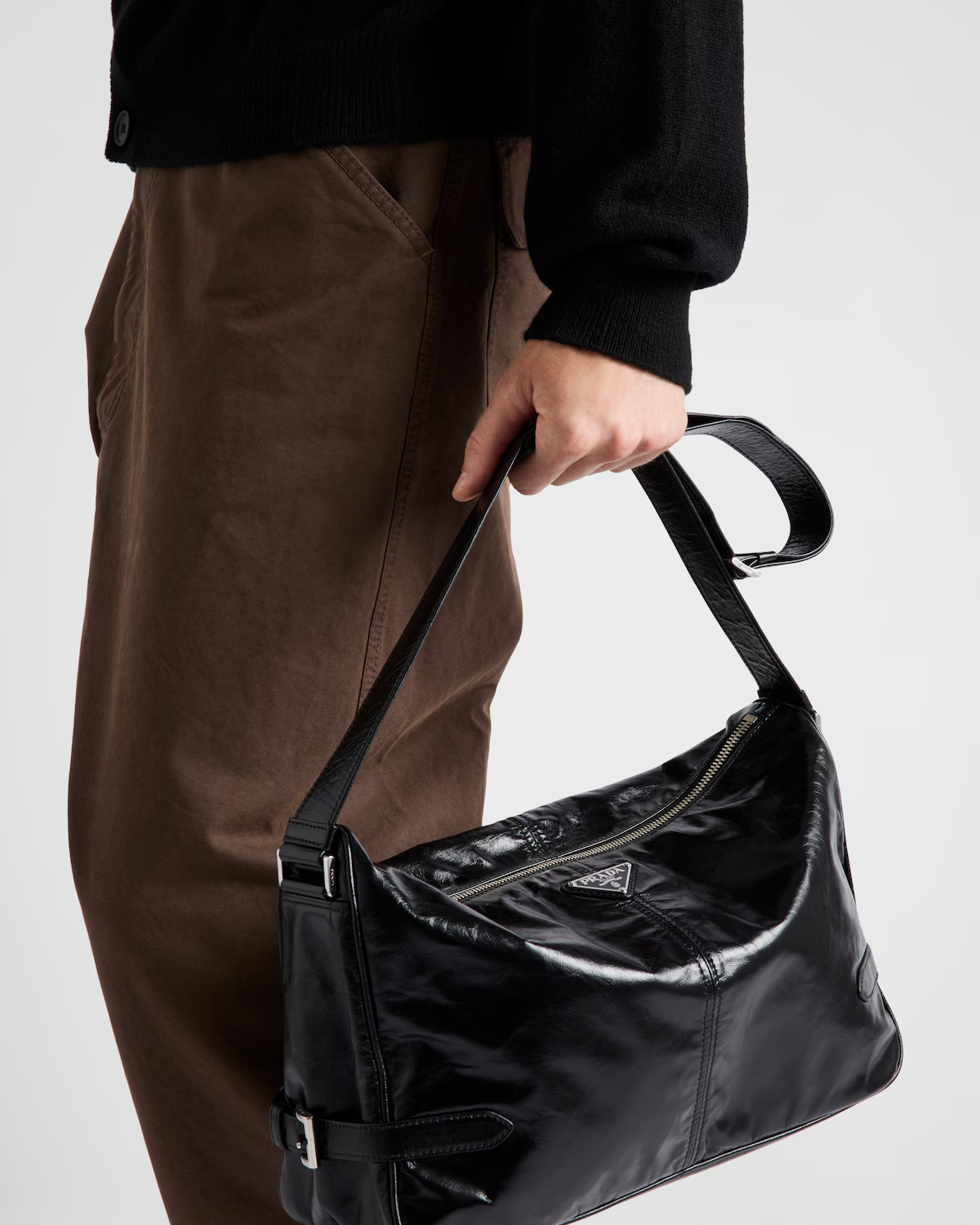 프라다 에나멜 가죽 숄더백 2VH187 - 최상위버전