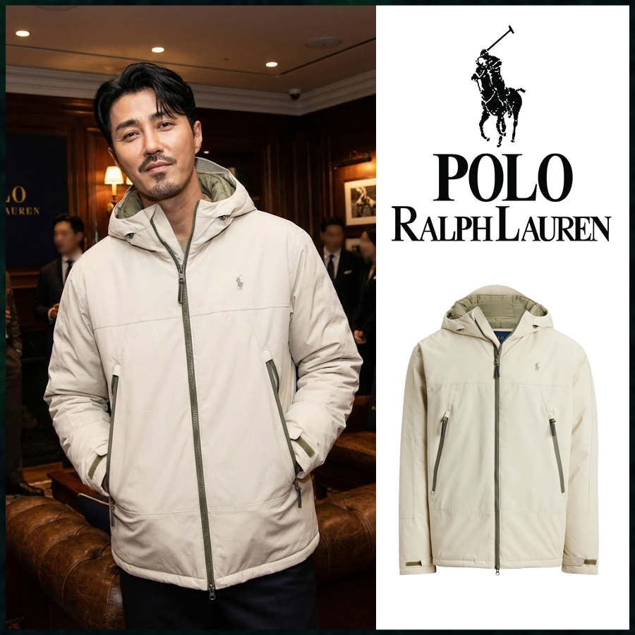 폴로 인슐레이트 후드 누빔 패딩 자켓