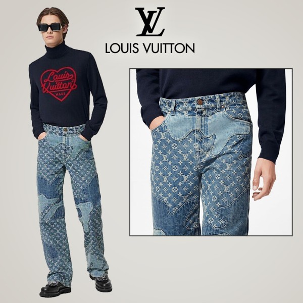 루이비통 x 니고 모노그램 패치워크 데님 -정품급--레플리카 사이트 쇼핑몰