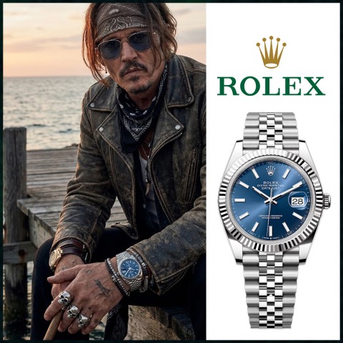 롤렉스 데이트저스트 블루다이얼