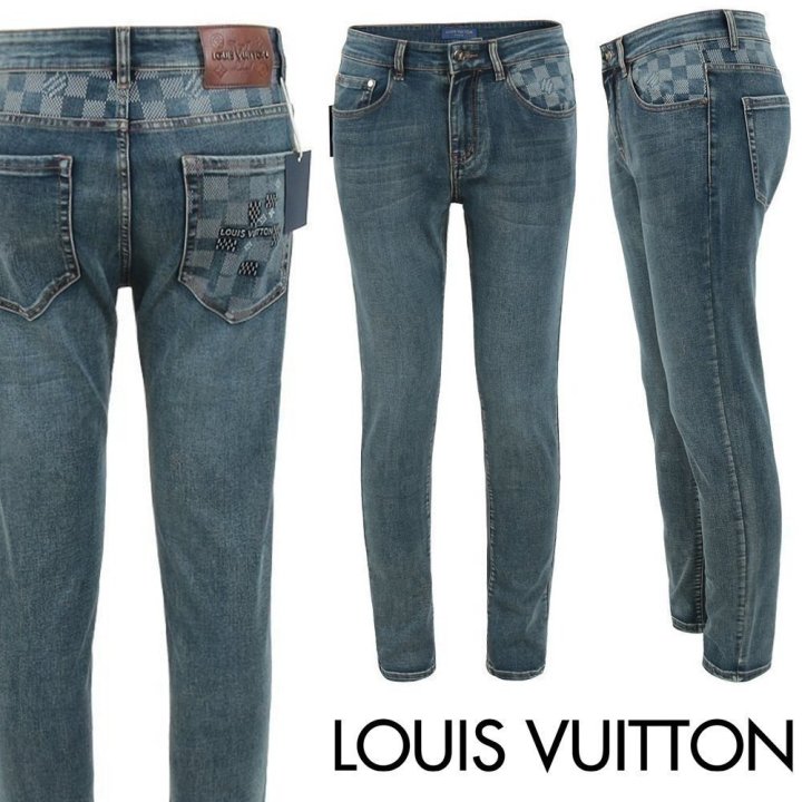 루이비통 골드 스틸 다미 포켓 슬림 일자진