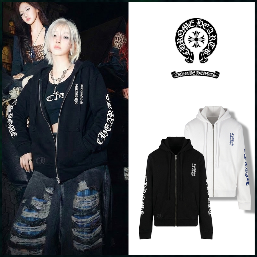 1:1제작 - 크롬하츠 버티컬로고 후드집업 2 Color