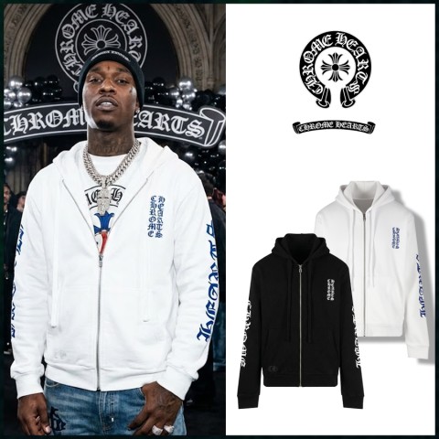 1:1제작 - 크롬하츠 버티컬로고 후드집업 2 Color