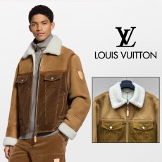 루이비통 SKI 컬렉션 코듀로이 앤 시어링 믹스 트러커