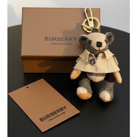 버버리 트렌치코트 베어 백참 & 키홀더