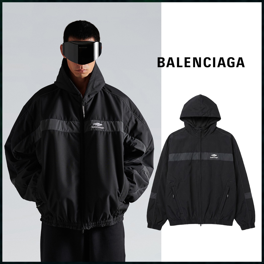 발렌시아가 3B 스포츠 아이콘 스키트랙 자켓