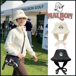 말본 퀄티드 플러피 이어머프 버킷햇 - 2 Color