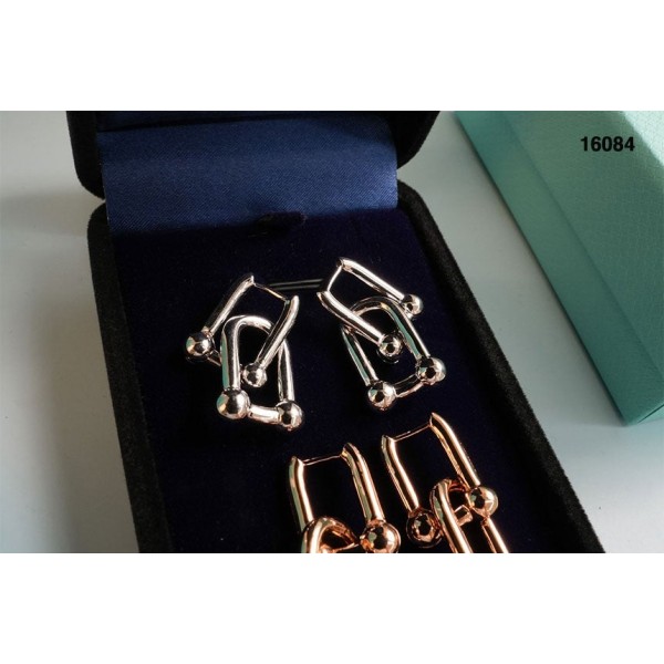 티파니앤코 하드웨어 라지 링크 이어링 - 2 Color-레플리카 사이트 쇼핑몰