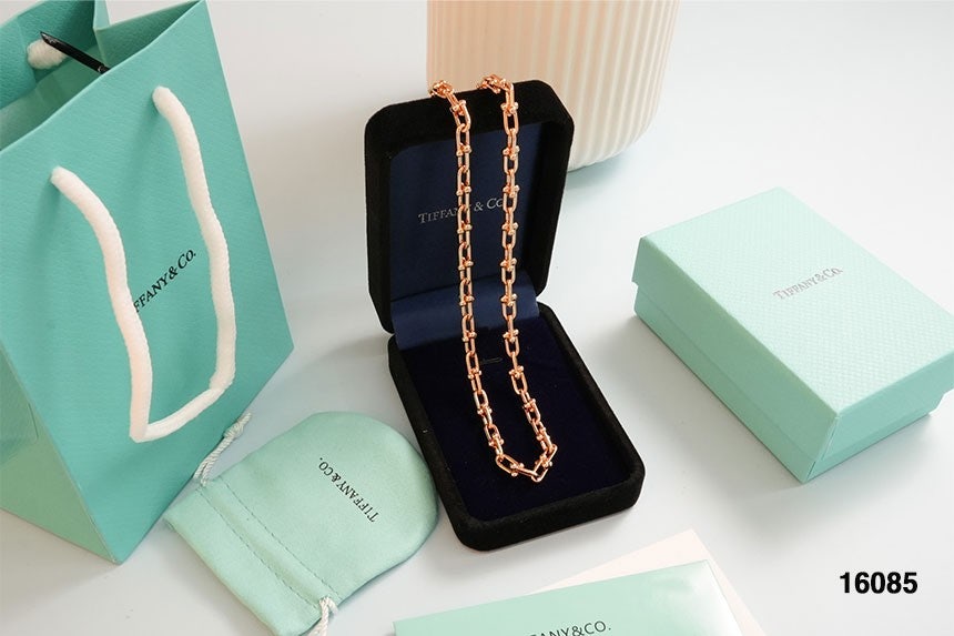 티파니앤코 하드웨어 스몰 링크 네크리스 - 2 Color