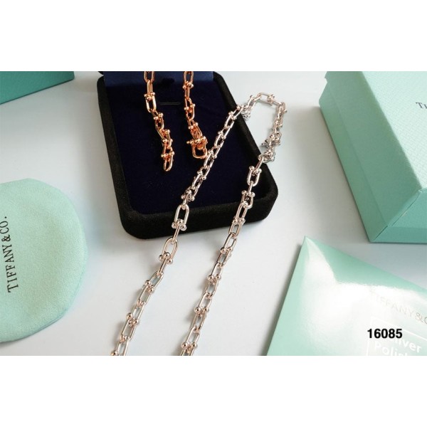 티파니앤코 하드웨어 스몰 링크 네크리스 - 2 Color-레플리카 사이트 쇼핑몰