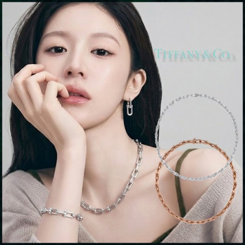 티파니앤코 하드웨어 스몰 링크 네크리스 - 2 Color