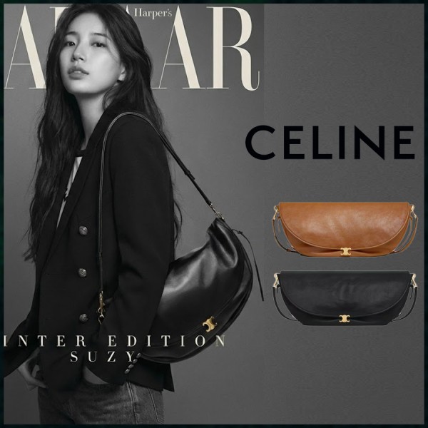 셀린느 하프문 소프트 트리옹프 백 - 2 Color-레플리카 사이트 쇼핑몰