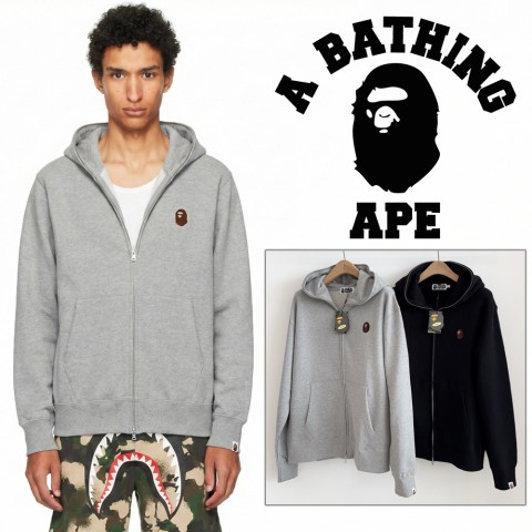 베이프 어 베이싱 에이프 원 포인트 풀 집 후드 집업 (2color)