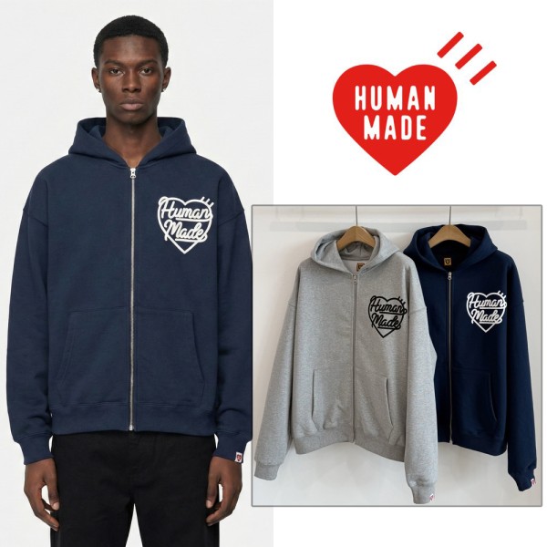 휴먼메이드 스웨트 후드 집업 (2color)-레플리카 사이트 쇼핑몰