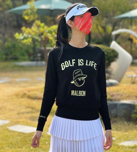말본 여성 골프웨어 Golf Is Life 니트 ( 3 COLOR )