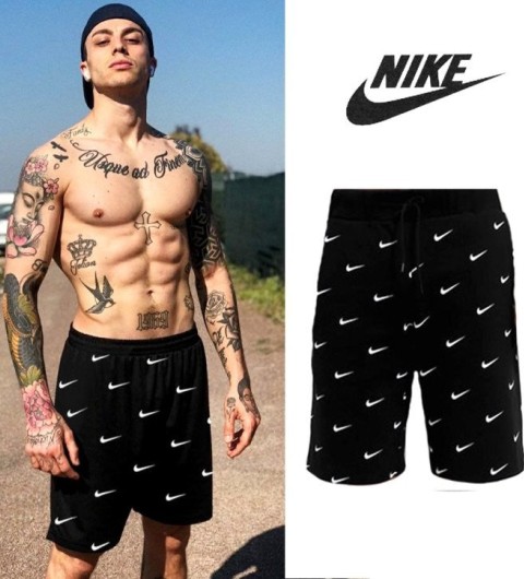 2022 S/S 나이키 멀티로고 밴딩 하프팬츠