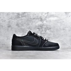 나이키 x 트래비스 스캇 x 프라그먼트 조던1 레트로 로우 OG SP 블랙 팬텀