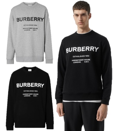 버버리 호스페리 프린트 코튼 스웻 맨투맨 - ( 2 COLOR )